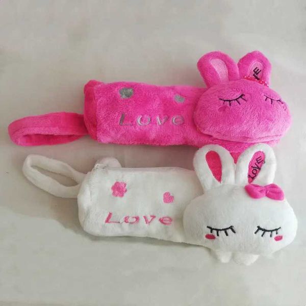 Sacs à dos en peluche Peluche lapin mignon trousse à crayons d'école étuis à stylos papeterie cadeau haute capacité boîte à crayons sac filles garçons lapins trucs jouets 102 # L2403