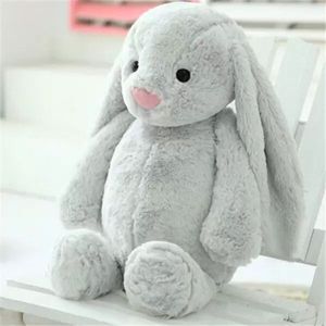 Peluche lapin poupée grande oreille jouet chiffon de mariage dessin animé cadeau d'anniversaire pour enfants