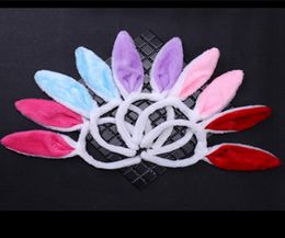 Bandes de cheveux oreilles de lapin en peluche, bandeau de lapin mignon, oreilles de lapin de pâques, pour décoration de fête, faveur de fête 5504238