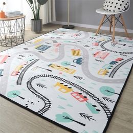 Tapis en peluche pour salon, tapis de jeu pour bébé, tapis de jeu pour enfants, tapis de chevet, tapis d'escalade éducatif pour enfants, décoration de maison 220301