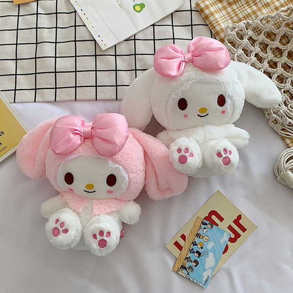 Sac à dos de dessin animé en peluche pour les filles Cute Kuromi sac à bandoulière à une épaule pour le meilleur ami des filles Cute