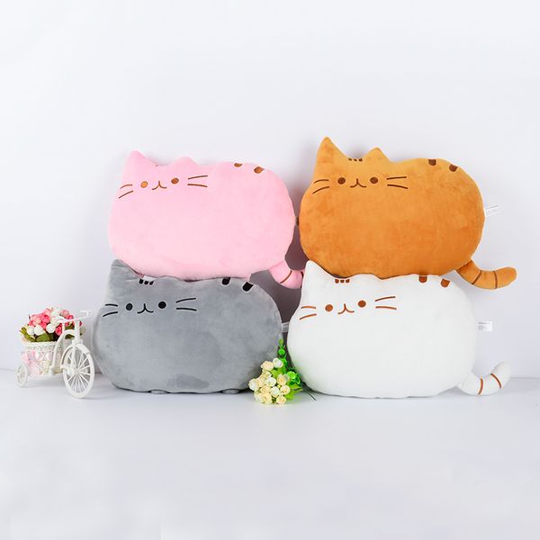 Pluche Cartoon Kat Kussen Kussen Leuke Luie Kat Bolster Lange Staart Miauw ster Kussen Woondecoratie Chunk Grote Kat Kussens