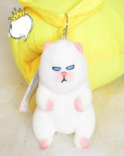 Peluche chat poupée en peluche enfants poupée chat paresseux porte-clés pendentif femme entier 4298156