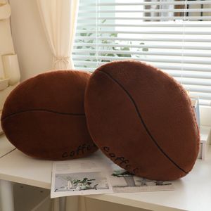 Pluche koffiebonenkussen Mooi levensecht sierkussen Home Sofa Decoratie Slaapkamerornamenten