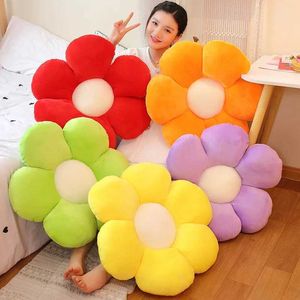 Coussins en peluche 30-65 cm kaii fleur colorée coussin en peluche coussin doux de tournesol tapis de planche