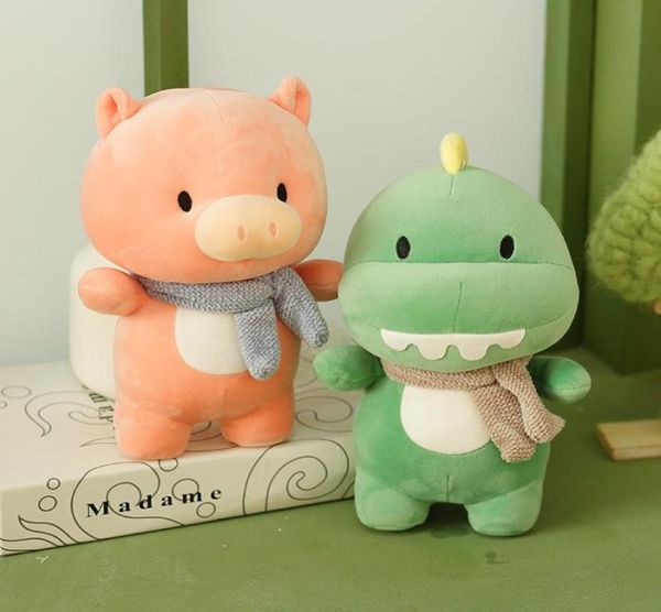 Poupée en peluche dinosaure mignon, petit lion, jouet doux et mignon pour enfants, oreiller, cadeau d'anniversaire, small7098563