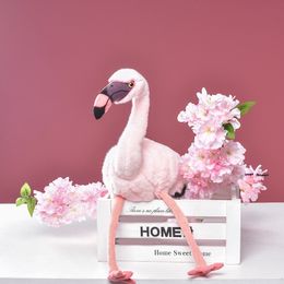 Pluche Poppen 1 st 37 cm Flamingo Speelgoed Gevulde Vogel Zachte Pop Roze Kinderen Huwelijkscadeau voor Kinderen Hoge kwaliteit Drop 230919