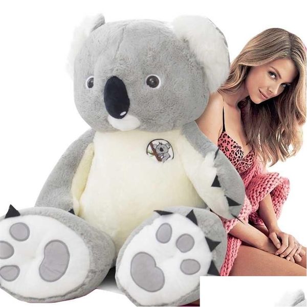 Poupées en peluche 100-80Cm Big Nt Australie Koala en peluche doux ours en peluche poupée jouets enfants Juguetes pour filles cadeau d'anniversaire 220119 Drop De Dheun