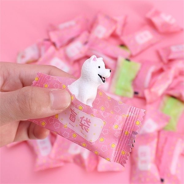 Poupées en peluche 1015pcs mignon mini simulation animal aveugle boîte jouets action surprise jouer chiffres faux bonbons sac aveugle pour enfants cadeaux 220923