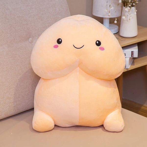 Poupées en peluche 1020cm Simulation Belle ChairColored Pénis Jouet Oreiller Sexy Doux Mignon En Peluche Drôle Coussin Cadeau Pour Petite Amie 231211