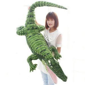 Poupées en peluche 105-195 cm, animal en peluche géant, alligator de la vie réelle, poupées de simulation, oreiller Kawaii pour garçons, cadeaux de Noël 231016