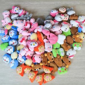 Poux en peluche 1050pcs dessins animés Dolls en peluche mignon mini animal en peluche en peluche pendentif lapin de lapin