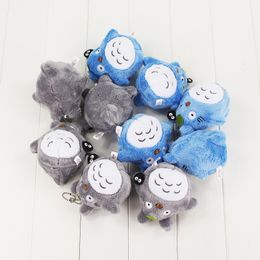 Pluche Poppen 10 stks/partij 10 cm Totoro Sleutelhanger Hangers My Neighbor Totoro Miyazaki Hayao Totoro met Fairy Dust Knuffel 230626