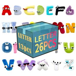 Poupées en peluche 13PCS ou 26PCS Alphabet Lore Mais sont en peluche Animal en peluche Peluche Poupée Jouets Cadeau pour enfants Enfants Cadeaux de Noël 230225