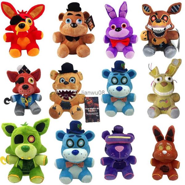 Muñecos de peluche 18 CM FNAF Freddy's Peluche de peluche Animales de peluche Oso Conejo Juego Fnaf Peluches Cumpleaños Navidad para niños Juguete GiftL2403