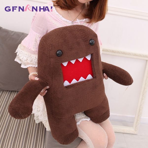 Muñecos de peluche 1 pieza 32 42 CM Japón Domo Kun juguetes creativos Kawaii Domokun muñeco de peluche de dibujos animados bebé niño cumpleaños regalo de Navidad 230607