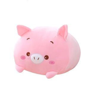 Pluche poppen 1pcs 20cm Roze Varken Speelgoed Knuffel Zacht Cartoon Pop Kussen Kerst Verjaardagscadeau Kussen Schattig Kawaii Knuffel 231211