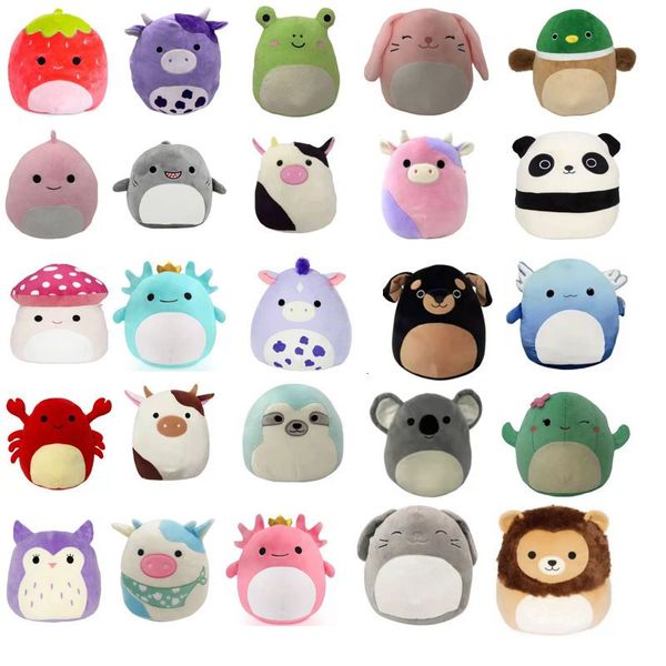 Poupées en peluche Axolotl de 20cm, jouet Kawaii, vaches, dinosaure, grenouille, animaux en peluche, c'est-à-dire jouets pour bébé, oreiller doux pour enfants, cadeaux DHL/UPS