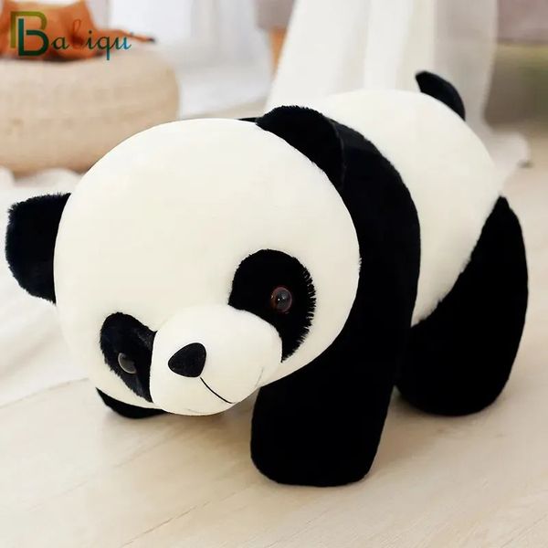 Poupées en peluche 20CM mignon bébé grand panda géant ours en peluche poupée animaux jouet oreiller dessin animé Kawaii filles amoureux cadeaux 231116