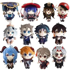 Poupées en peluche 20cm Genshin Impact Arataki itto Hu Tao XIAO Wanderer Morax Kamisato Ayato Tartaglia Poupée Oreillers Cadeau De Noël Pour Enfants v230323