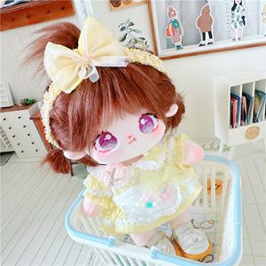 Poupées en peluche 20cm, vêtements de poupée idole, jouet en peluche, accessoires de poupée, tenue coréenne Kpop EXO Super Star Figure 230823