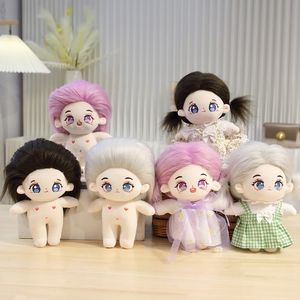 Plush Dolls 20cm Kawaii IDol Doll Anime Plush Star Dolls Stuffed Customization Figure Toys Cotton Baby Plushies Toys Fans Collection Gift 230620