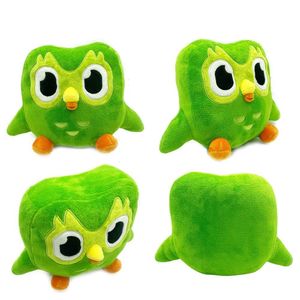 Muñecos de peluche 20 CM Lovely Green Duo Plush Of Duo The Owl Cartoon Anime Peluche de juguete Suave Animal de peluche Plushie Dolls Niños Regalo de cumpleaños 230417