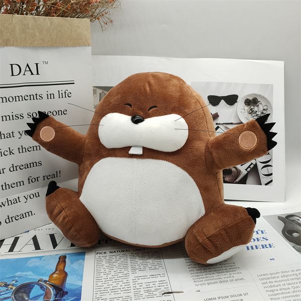 Muñecos de peluche 20cm Monty Mole juguetes de peluche lindos muñecos de almohada de dibujos animados de peluche suave Kawaii para chico cumpleaños regalo de Navidad 230525