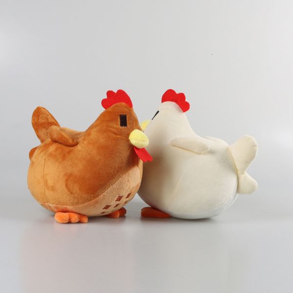 Poupées en peluche 22 cm Stardew Valley oreiller de poulet doux jouets en peluche dessin animé enfants cadeau d'anniversaire noël 230202