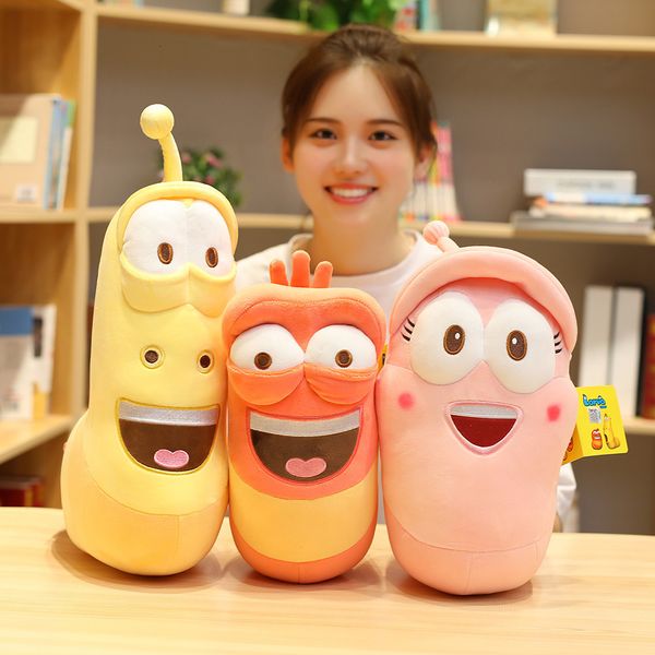 Muñecas de peluche 93,646.1 in Diversión Insecto Babosa Creativa Larva Peluches Lindos Muñecas de Gusano Relleno para Niños Kawaii Regalo de Cumpleaños Coreano Anime Juguetes 230822