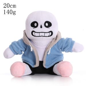 Plush muñecas 23cm al por mayor emprendedor de peluche anime muñeca emprendedora sans peluche de peluche muñeca rellena para niños regalos de Navidad 230811