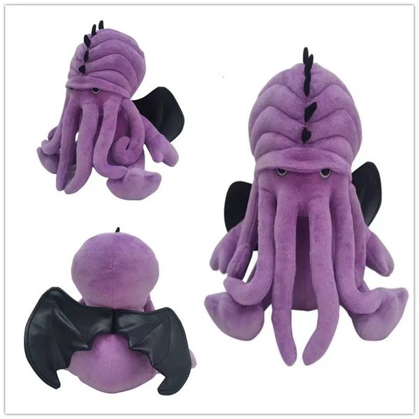 Poupées en peluche 25 cm CthulhuCraft jouets mignon doux peluche Anime poulpe pour enfant anniversaire cadeau de noël 231218