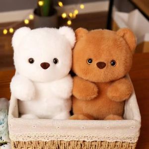 Poupées en peluche 25 cm Kawaii petit ours en peluche jouets mignons animaux en peluche doux bébé jouets apaisants oreillers de couchage cadeaux pour enfants filles jouets 231019