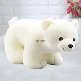 Pluche poppen 25 cm Mooie witte en bruine ijsbeer knuffels Leuke zachte knuffel pluche beer poppen kinderverjaardagscadeau