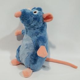 Plush -poppen 25 cm ratatouille Remy muis pluche speelgoedpop schattige knuffelige dieren ratten zacht speelgoed voor kinderen jochie cadeaus 230302
