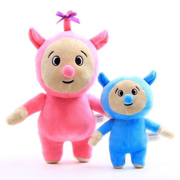 Muñecos de peluche 2pcs / lot Billy y Bam Toys 20 30cm Baby TV Cartoon Anime Soft Stuffed para niños Niños Regalos de Navidad 230323