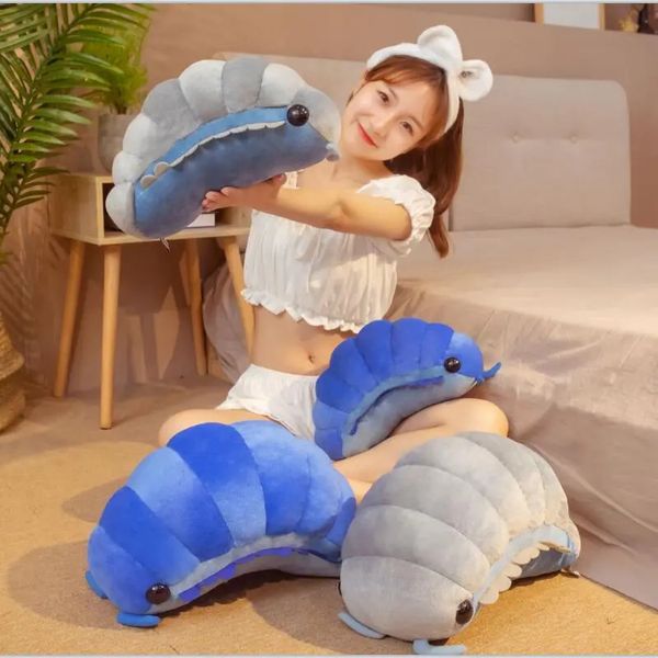 Poupées en peluche 30 / 50 cm Likelike Insecte en peluche Jouets Pill Bug Peluches Animaux doux Oreiller Coussin de dos Insecte Poupée Enfants Jouets Filles Garçons Cadeau 231016