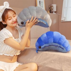 Plush -poppen 30/50 cm Loute insecten Toys Pill Bug Gevulde zachte dieren kussen terug kussenpop kinderen meisjes jongens cadeau 221107