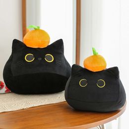 Poupées en peluche 3040 cm Kawaii Orange chat noir poupée jouets mignon haute qualité cadeaux pour garçons filles amis décorer enfants 230711