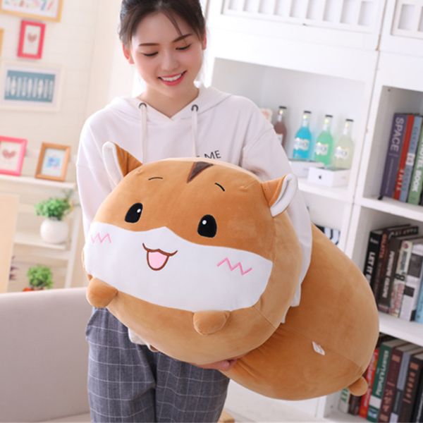 Muñecos de peluche 3090 CM Animal de dibujos animados almohada cojín lindo perro gordo gato Totoro cerdo Rana Dino juguete relleno encantador niños cumpleaños regalo 230303