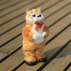 Pluche poppen 30 cm Elektronisch pluche kattenspeelgoed Muziek Robot Dierendans Zing lied Kitty Zacht elektrisch huisdierpop Schattig kinderen Baby Grappig verjaardagscadeau 230928