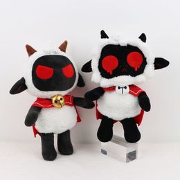 Pluche poppen 30 cm kawaii zwart lam plush speelgoed game anime figuur speelgoed schattige schapen knuffel dieren plushies speelgoed cadeau speelgoed voor kinderen gamer 230225
