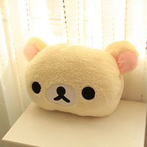 Poupées en peluche 30 cm Kawaii Rilakkuma jouets en peluche dessin animé doux poupées en peluche hiver mains réchauffement oreiller en peluche jouet pour filles enfants cadeaux de Noël 230523