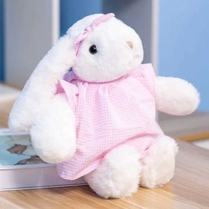 Poux en peluche 30cm mère et bébé Soothe Doll Long Ear Rabbit jouet en peluche robe mignonne lapin en peluche de haute qualité NOUVEAU-né cadeau H240521 G5QO