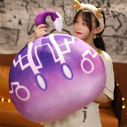 Plush-poppen 35-65 cm Game Genshin Impact kussen met handwarmer slijm, dwz speelgoed Gevuld zacht voor kinderen Volwassen geschenken 220924