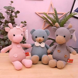 Poupées en peluche 35 cm mignon doux animaux en peluche enfants lapin dormir dessin animé jouet enfants cadeau d'anniversaire 230421