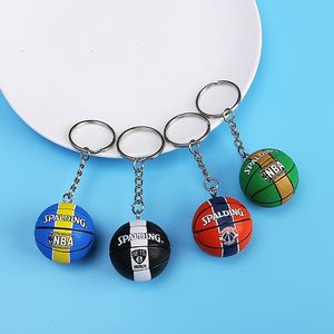 Poupées en peluche 38cm Creative Pratique Petit Basketball Porte-clés Baseball Football Volleyball Forme Clé Accessoires Anniversaire Cadeau Bijoux 230807