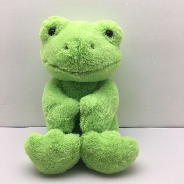 Plush muñecas 40 cm Frog de peluche Construir un oso Figura de peluche de peluche figura de peluche muñeca relleno de alta calidad Redro de regalo 230302