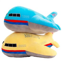 Muñecas de peluche 40 cm Tamaño grande Simulación Avión Juguetes de peluche Niños Dormir Cojín trasero Aviones suaves Almohadas rellenas Muñecas Regalos 230927