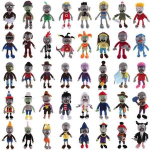 Poux en peluche 41 Style 30cm Plants Vs Zombies Pouchons en peluche Toys PVZ Zombie CONEHEAD ZOMBIE CARTOON GAME COSPlay Figure Anime Figure Kids Cadeaux T240422